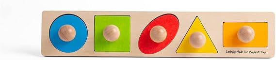 Bigjigs Toys, Wooden Shape Sorter Puzzle, Wooden Toys, Shape Sorter, Baby Shape Sorter, Shape Sorters for 1 2 3 Year Olds, Baby Toys, Montessori Toys