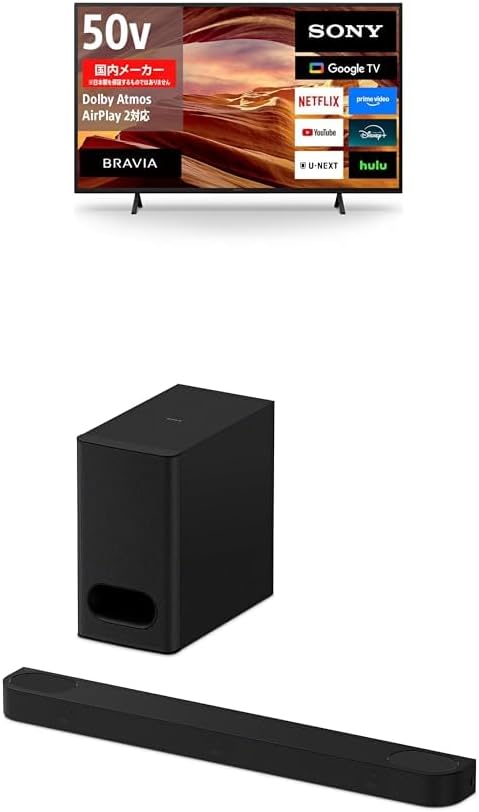 Sony HT-B600 Bravia Theatre Bar 6 50-inch LCD TV 4K Bravia KJ-50X75WL + Sony Soundbar