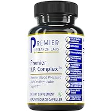 Premier Research Labs Premier BP Complex - Heart Health Supplements, BP Formula, Garlic Allicin Supplement, Natural Herbal BP Support Pills with Reishi & Cayenne Pepper - 60 Vegetarian Capsules
