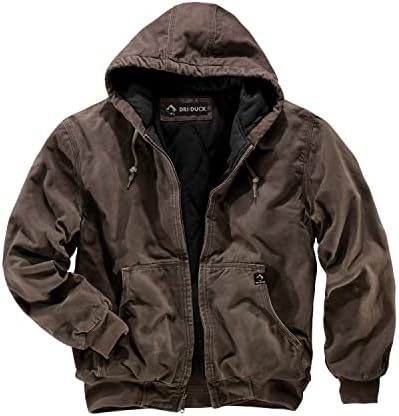DRI DUCK Cheyenne Mens Cotton Canvas Hooded Work Jacket, 5020
