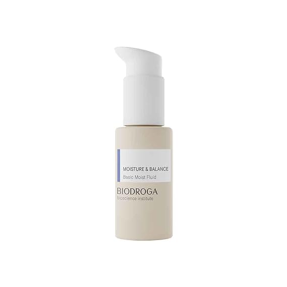 BIODROGA Moisturising Fluid for Face 30 ml - Skin Care Moisturiser Moisturiser for Sensitive Stressed Skin