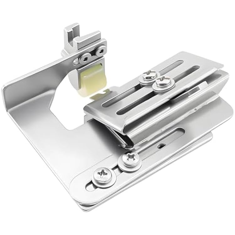 Smocking Pleater Machine, Pleat Bottom Flat Presser Foot, Adjustable Width & Position, Replaceable Pleater Blades, Right Opening, for Industrial Sewing Machines, Lace Trim Pleating