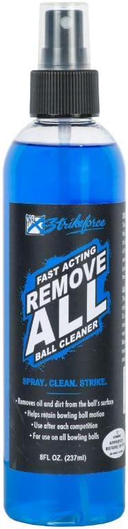 KR Strikeforce Bowling Ball Cleaners - Five Different Specifically Engineered Cleaners 8oz - All are USBC Approved and PBA Registered Products