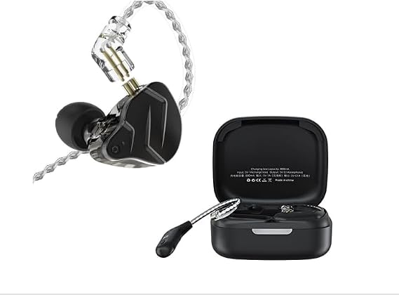 KZ ZSN PRO X Wired Earbuds and KZ AZ09 Bluetooth 5.2 Module IEM Bluetooth Adapter
