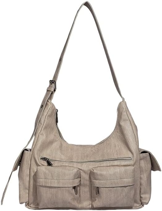 Trendy Women's Shoulder Tote Purse - Y2k Punk Crossbody Purse Designer Retro Shoulder Bag Streetwear Gothic Handbag