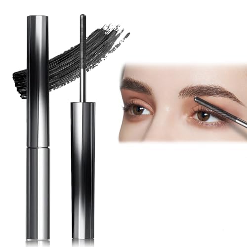 Judy Doll Mascara, Judy Doll Curling Iron Strong Mascara, 3D Curling Eyelash Iron Mascara, Washable Extra Slim Metal Mascara,Waterproof, Smudge-Proof,Long Lasting,No Flaking-Black-1PCS