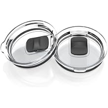 30/32 oz Tumbler Lid Replacement Lids for YETI Tumbler, 14/35 oz Mug, 2 Pack Travel Spill Proof Cup Lids Covers with Magnetic Slider Switch, BPA Free