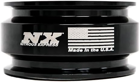 Nitrous Cannon, 4 Inch Single Body and Sleeve, Black, NX Logo