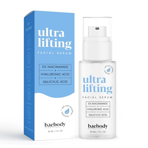 Baebody All-In-One Niacinamide with Peptides Serum for Face, Gentle Niacinamide Serum with Salicylic and Hyaluronic Acid, Made for All Skin Types, 30 mL