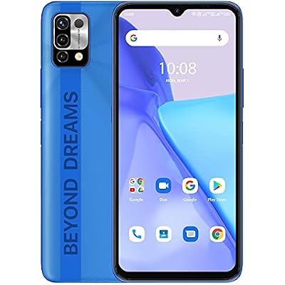 UMIDIGI Unlocked Cell Phone, Power 5 Smartphone 364GB, Helio G25 Octa-Core 6150mAh, 6.53 HD Display Phones with 16MP8MP Camera, 4G Dual SIM, Infrared Thermometer and Fingerprint&AI Face Unlock