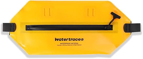Waterproof Fanny Pack, Black, Yellow, Crossbody Waist Bag for Kayaking, Rafting, Swimming, Surfing, Paddle Board, Boating (Yellow)