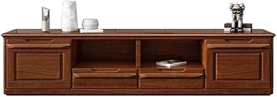 Estante para Tv Modern Light Luxury New Chinese Solid Wood TV Cabinet Golden Walnut Modern Cabinet Drawer Storage TV Cabinet Mueble para Televisor