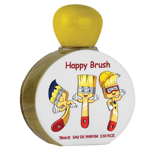 Lattafa Pride Happy Brush for Kids Eau de Parfum Spray, 2.53 Ounce  75 ml