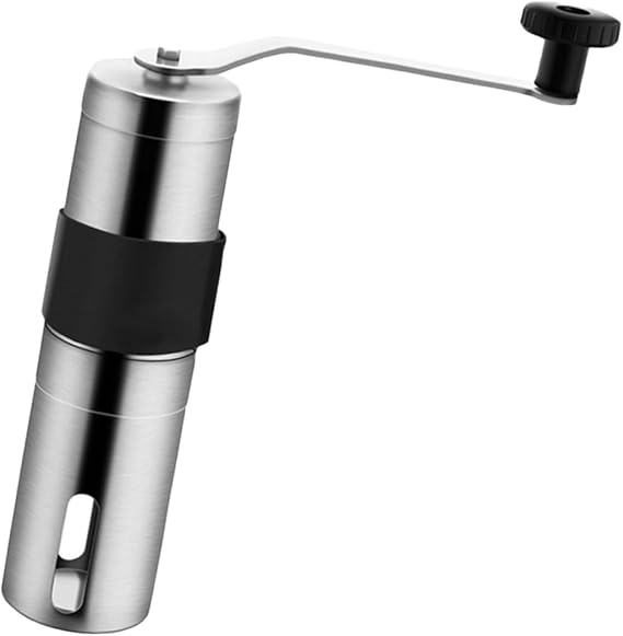Cabilock Adjustable Coffee Grinder Hand Crank Mill Stainless Steel Portable Manual Coffee Grinder for Espresso for Home and Travel Use