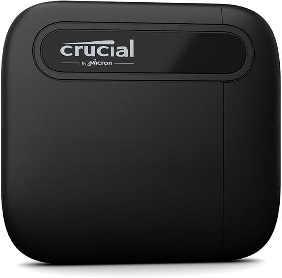 Crucial X6 2TB Portable SSD - Up to 800MB/s - PC and Mac - USB 3.2 USB-C External Solid State Drive - CT2000X6SSD9