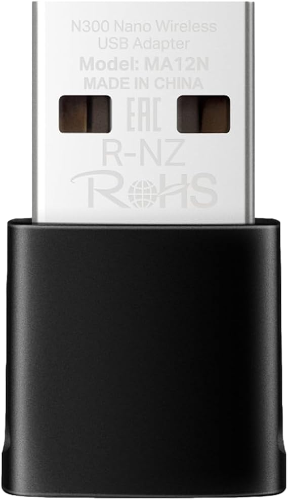 Mercusys MA12N, N300 Mbps Wireless Nano USB Adapter