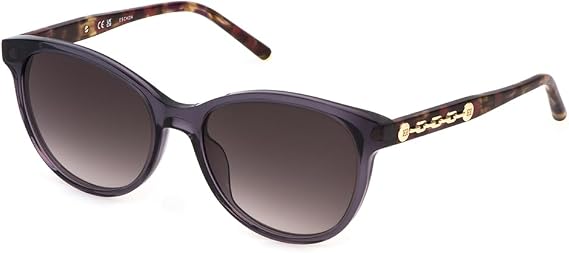 Escada Sunglasses SESE 60 09px Shiny Transparent Violet