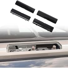 ITrims Roof Rack Cover for Toyota Highlander 2020 2021 2022 2023 2024 2025 Exterior Car Accessories Roof Rails Rack End Cover Caps Shell Replacement OEM ABS 4Pcs (Glossy Black)