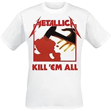 Metallica T Shirt Kill Em All Band Logo Official Mens