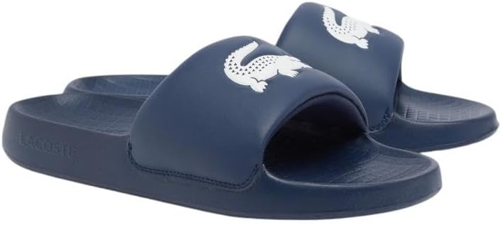 Lacoste Men's Croco 1.0 Synthetic SlidesSandal