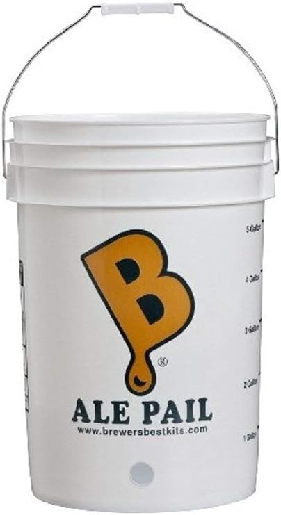 Brewers Best 6.5 Gallon Bottling Bucket, White