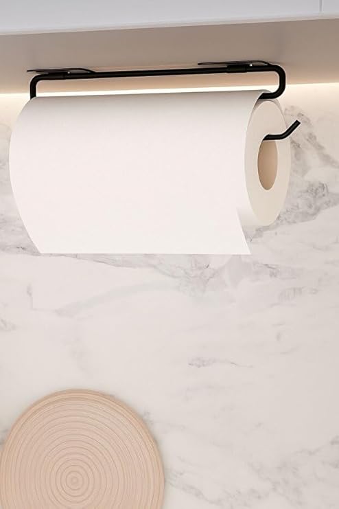 Yapışkanlı Kağıt Havluluk Kağıt Havlu Askısı Tutacağı Metal Banyo Mutfak Havluluğu Modern