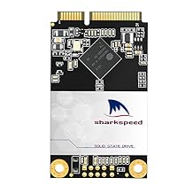 mSATA SSD 256GB SHARKSPEED Plus Internal Mini SATA SSD Drive 3D NAND Solid State Drive for Mini PC Notebooks Tablets PC(mSATA 256GB)