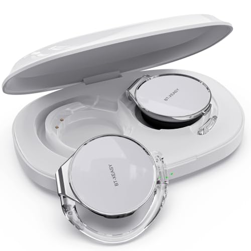 On Ear Headphones Bluetooth 5.4, Noise Cancelling Open Ear Headphones Wireless, Water-Drop Shaped Clip On Sport Headset Bluetooth with 4 Microphone, Comfort Fit Earphones with Long Battery Life