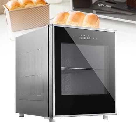 Sourdough Proofing Basket with Electric Dough Maker, Adjustable Temperature Fermentation Chamber for Perfect Bread Making, Waterproof Non-Stick Design