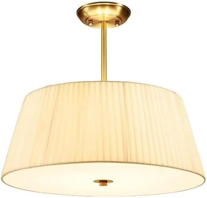 Nordic Japanese Linen Fabric Lampshade Pendant Light E26E27 Base Pendant Lamp Bedroom Living Room Corridor Restaurant Hanging Light for Living Room Clothing Store