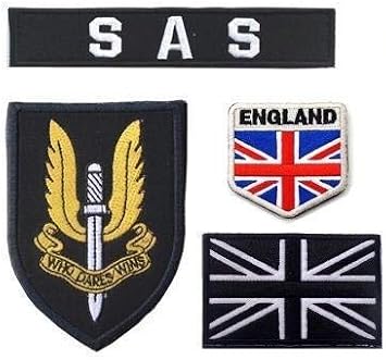 UK Army United Kingdom British Special Air Service SAS Tactical Patch Hook & Loop