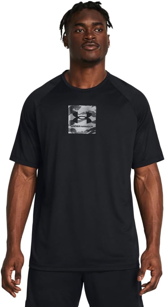 Under Armour Mens Tech Print Fill Short Sleeve Crew Neck