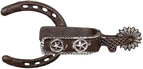 BLACK FOREST DECOR Spur Tiebacks 9" Wx4.75 Dx4 H