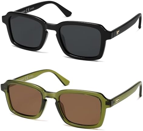 VANLINKER Polarized Trendy Square Sunglasses for Women Men 2026 Retro Chic Cute Shades VL9849
