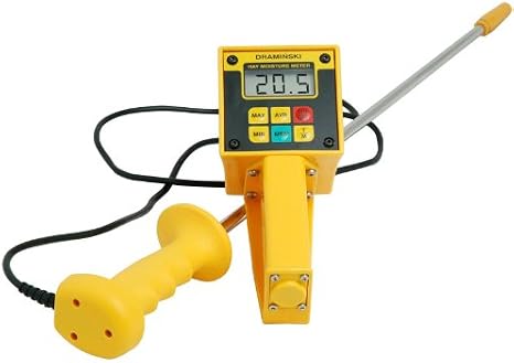Hay & Straw High-Moisture Meter with Probe Plus Temperature Display
