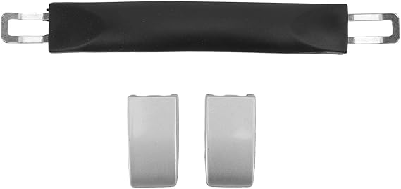 Pilipane Luggage Handle Pull, Luggage Handle Replacement Parts, 9 7 Inch Total Length Flexible Spare Strap Handle Grip Replacement with Metal End hat for Travel Boxes Cases
