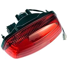 Rear Brake Tail Light Compatible with Suzuki Eiger LTZ 400 Vinson 500 Ozark 250 2002-2007, Replaces# 35710-03G20 35710-03G00