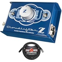 Cloud Microphones Cloudlifter CL-Z 1-Channel Microphone Activator Bundle with Pig Hog 15 XLR Microphone Cable & Liquid Audio Instrument Polishing Cloth - Mic Activator Ultra-Clean Microphone Preamp