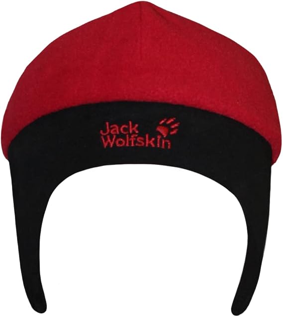 Jack Wolfskin - Boys/Girls Winter Hat (S) (Red, Black)