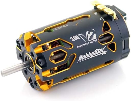 380 V2 Sensored Brusless Motor - 10.5T, 1/12 1/14 RC Car