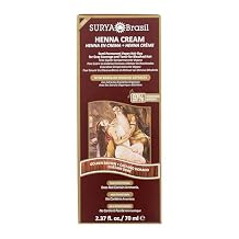 Surya Brasil Henna Cream Golden Brown - 97% Natural Ingredients, Vegan, Cruelty-Free, Eco-Friendly, Semi-Permanent Hair Color, Deep Hydration & Shine, 2.37 oz
