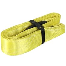 Lift Sling Straps,3"20 ft Heavy-Duty Lifting Sling Strap 9000 lbs Vertical Work Load, 2-Ply Nylon Endless Round Sling, Hoist Engine, Beam, Tractor, Boat Motor on Job Site, Forklift, Rigging