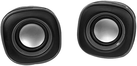 Blueforce BS-10 Wired USB Multimedia 6W 1+1 Speaker Mini Speaker Black Pc Laptop Compatible