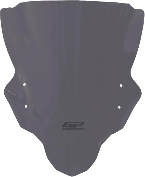 GP Kompozit Touring Windshield Windscreen Smoked Compatible for Bajaj Pulsar NS200 2011-2023 40 cm