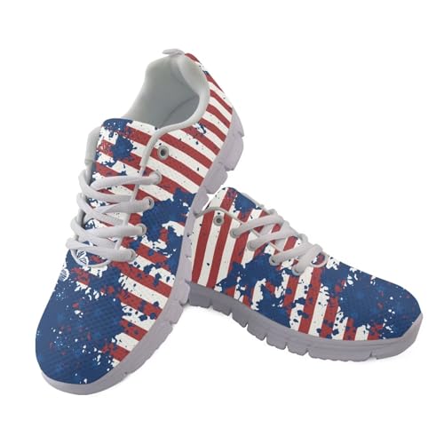 HUGS IDEA Cats Printed Womens Cute Casual Running Sneakers Tennis Shoes