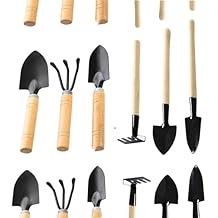 Gardening Hand Tools - Hand Shovel Small Shovel 6 Planting Tools Small Garden rake Small and Lightweight Indoor Garden Planting Mini Gardening Tools