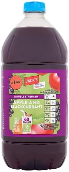 Jack's Double Strength Apple and Blackcurrant 1.5 Litre | Case of 8