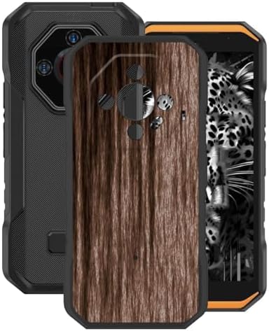 for Ulefone Armor X32 Pro 5.65 Case, Black Shockproof Bumper Sleeves, Phone Case Drop Antiscratch Protection Cover Ultra-Thin Soft Silicone Phone Case for - Wooden Style