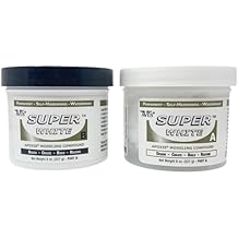 Aves Apoxie Sculpt Super White - 2 Part Modeling Compound (A & B) - 1 Pound, Apoxie Sculpt for Sculpting, Modeling, Filling, Repairing, Easy to Use Self Hardening Modeling Compound