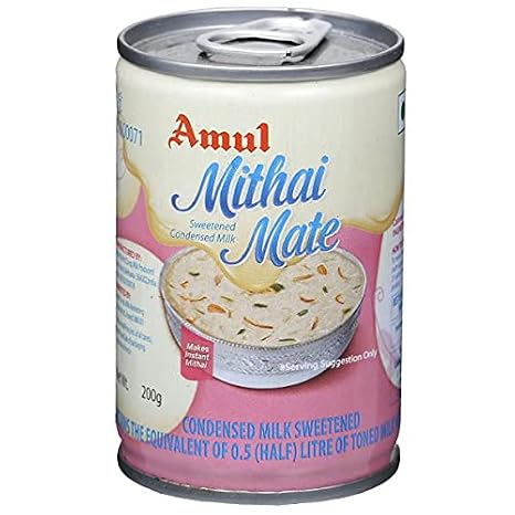 AMUL Coconut Flavored Sweetened Condensed Milk, 200g Can